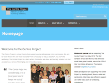 Tablet Screenshot of centreproject.org